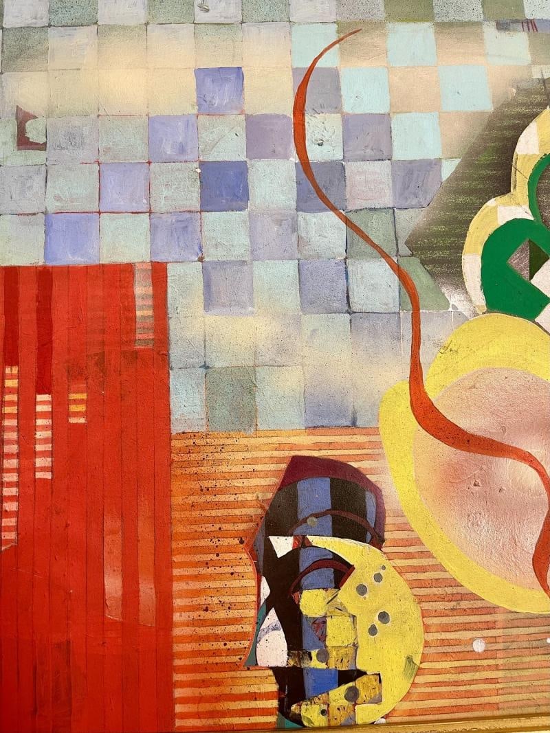 Sallie Whistler Marcucci Abstract Painting Titled "Subconscious" - 13