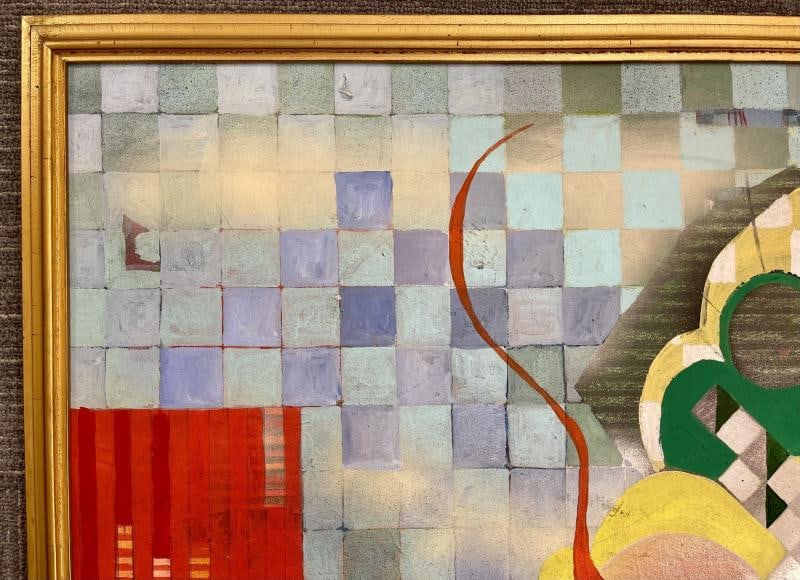 Sallie Whistler Marcucci Abstract Painting Titled "Subconscious" - 6