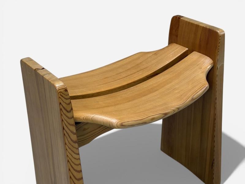 Gilbert Marklund, Jonte Stool, Pine, Sweden, 1960s - 4
