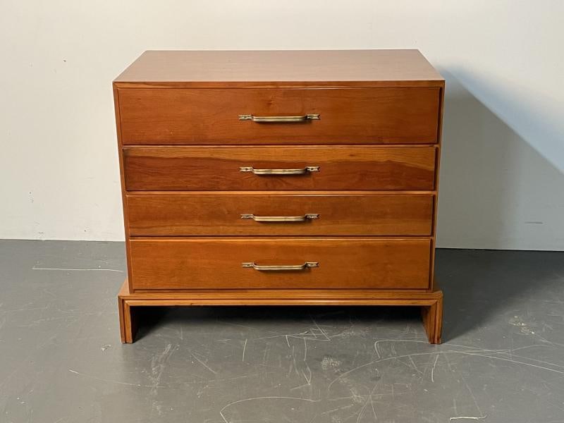 Mid-Century Modern Chest / Dresser, Tommi Parzinger for Charak Modern, Cherry - 3