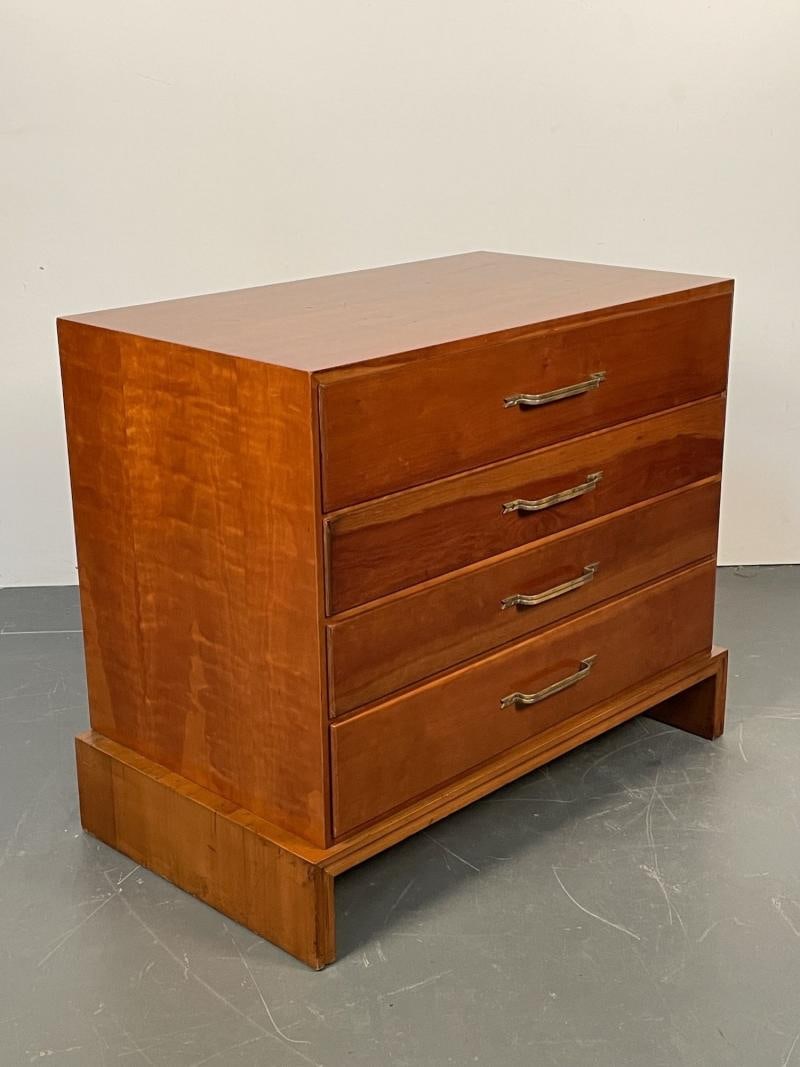 Mid-Century Modern Chest / Dresser, Tommi Parzinger for Charak Modern, Cherry - 8