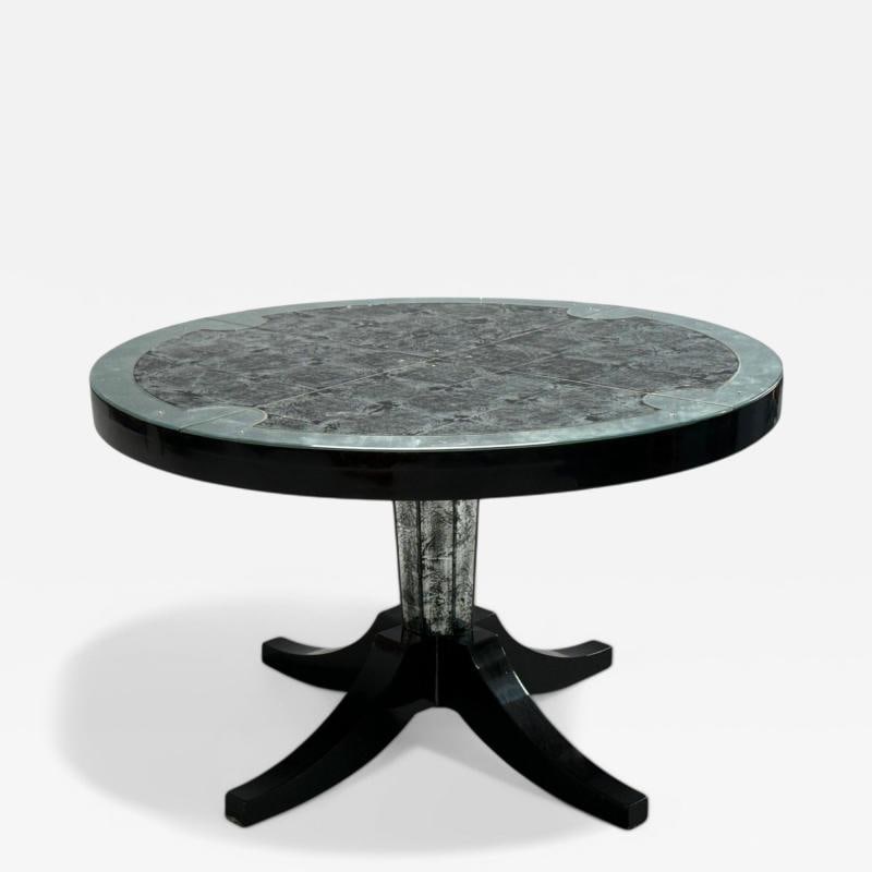 Maison Jansen Style, Hollywood Regency, Eglomise Mirror, Center Table, 20th C (1 of 8)