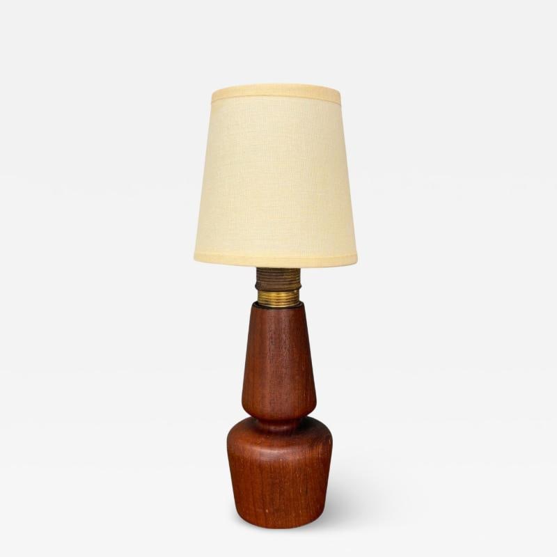 Swedish Modern, Teak, Small Table Lamp, Sweden, 1940s (1 of 6)