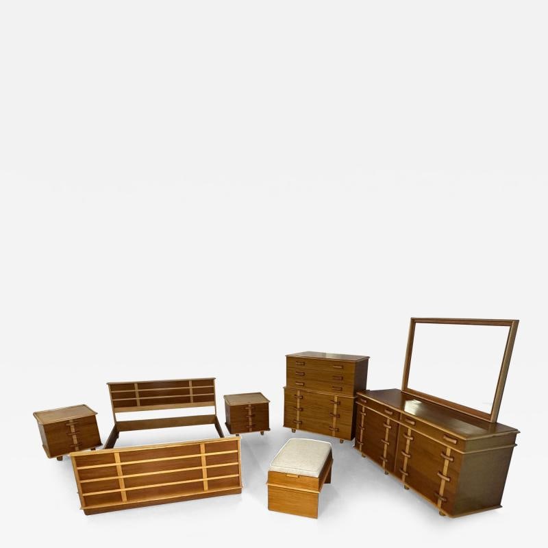 Rare Mid-Century Modern Paul Frankl for John Stuart Complete 1950s Bedroom Set (1 of 12)