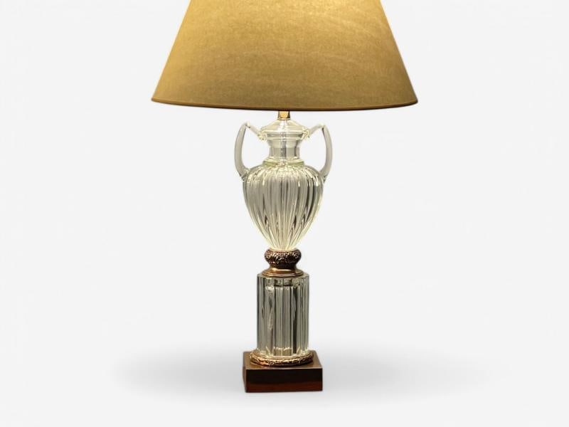 Marbro Lamp Co., Hollywood Regency, Glass, Brass, Urn Form Table Lamps, 2000s - 5