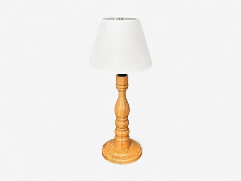 Swedish Modern, Pine, Table Lamp, Sweden, 1960s - 3