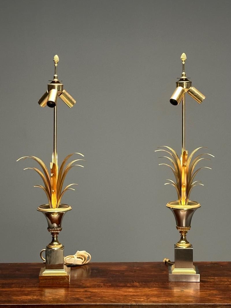 Maison Charles Attr, Hollywood Regency, French Table Lamps, France, 1950s - 4