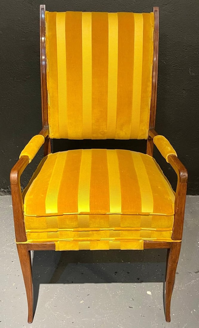 Mid-Century Modern Six Tommi Parzinger Dining Chairs, Originals - 5