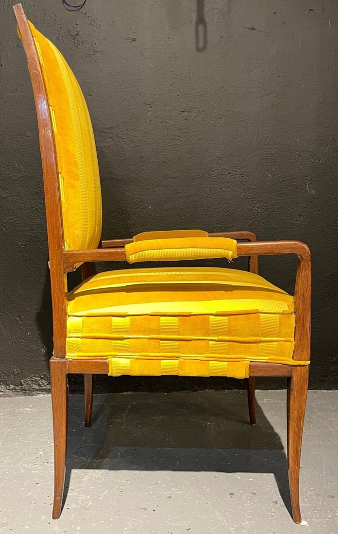 Mid-Century Modern Six Tommi Parzinger Dining Chairs, Originals - 9