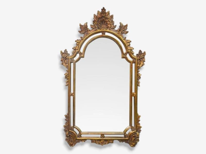 Continental, Giltwood, Arched Wall Mirrors, USA, 20th c. - 2