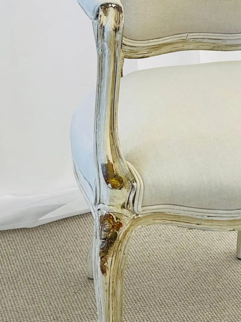 Set of 14 Maison Jansen Swedish Style Dining Chairs - 12