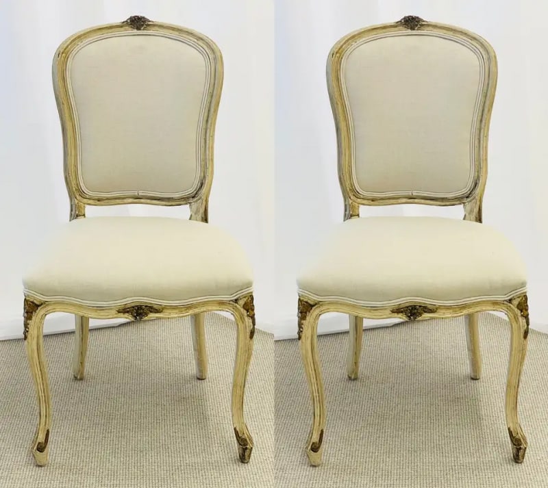 Set of 14 Maison Jansen Swedish Style Dining Chairs - 3