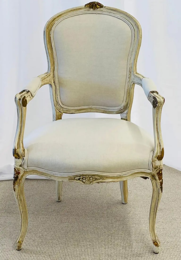 Set of 14 Maison Jansen Swedish Style Dining Chairs - 5