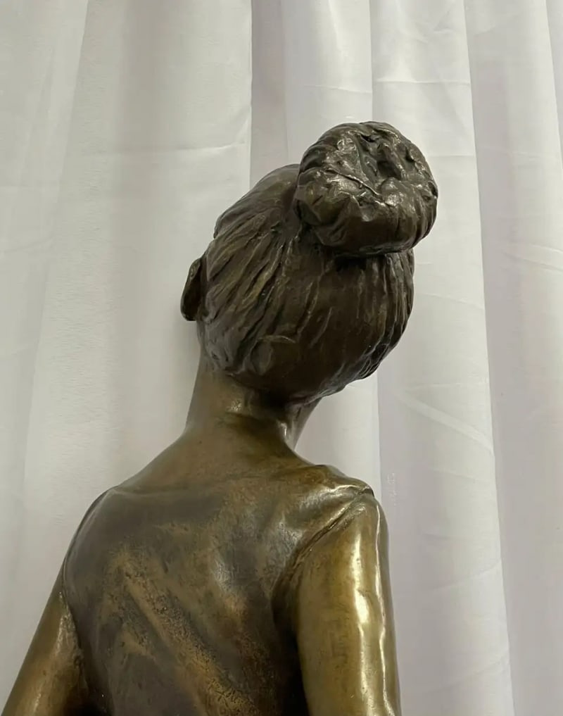 Signed Bronze Ballerina by Italian Sculptor Sergio Benvenuto, Italy, 1950s - 3