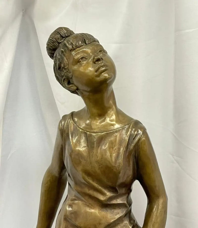 Signed Bronze Ballerina by Italian Sculptor Sergio Benvenuto, Italy, 1950s - 4