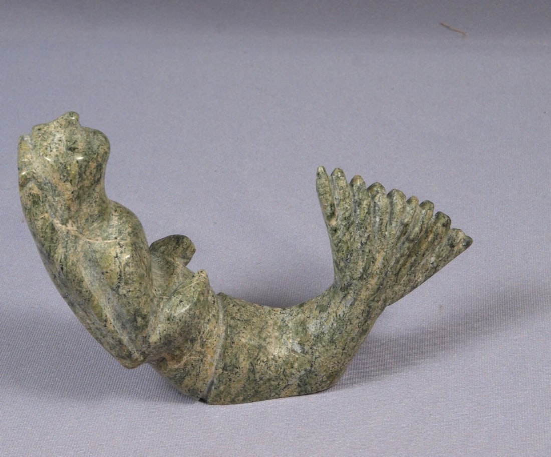 PAUL PADLUQ Inuit Canada Native SEDNA Carving Soapstone Figurine (1 of 6)