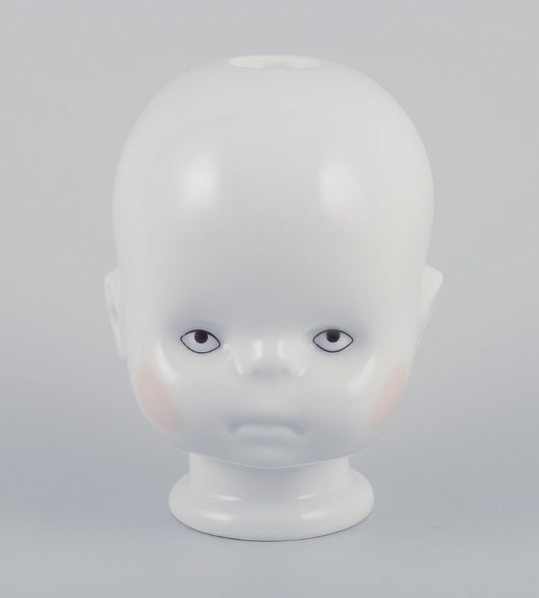 Maxim Velčovský for Qubus Studio, Czech Republic. 'Little Josef' candlestick in white - 2