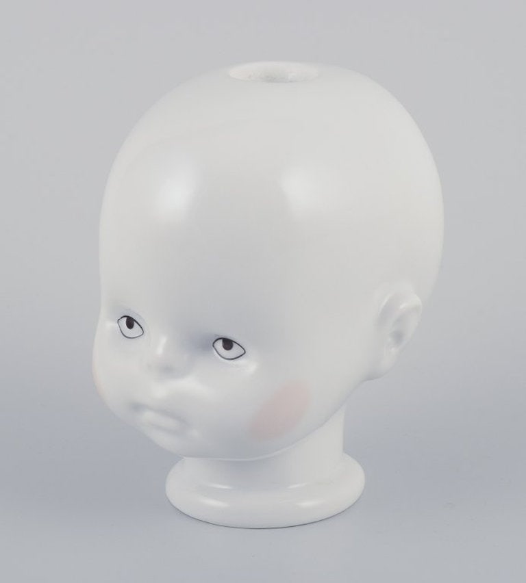 Maxim Velčovský for Qubus Studio, Czech Republic. 'Little Josef' candlestick in white - 4