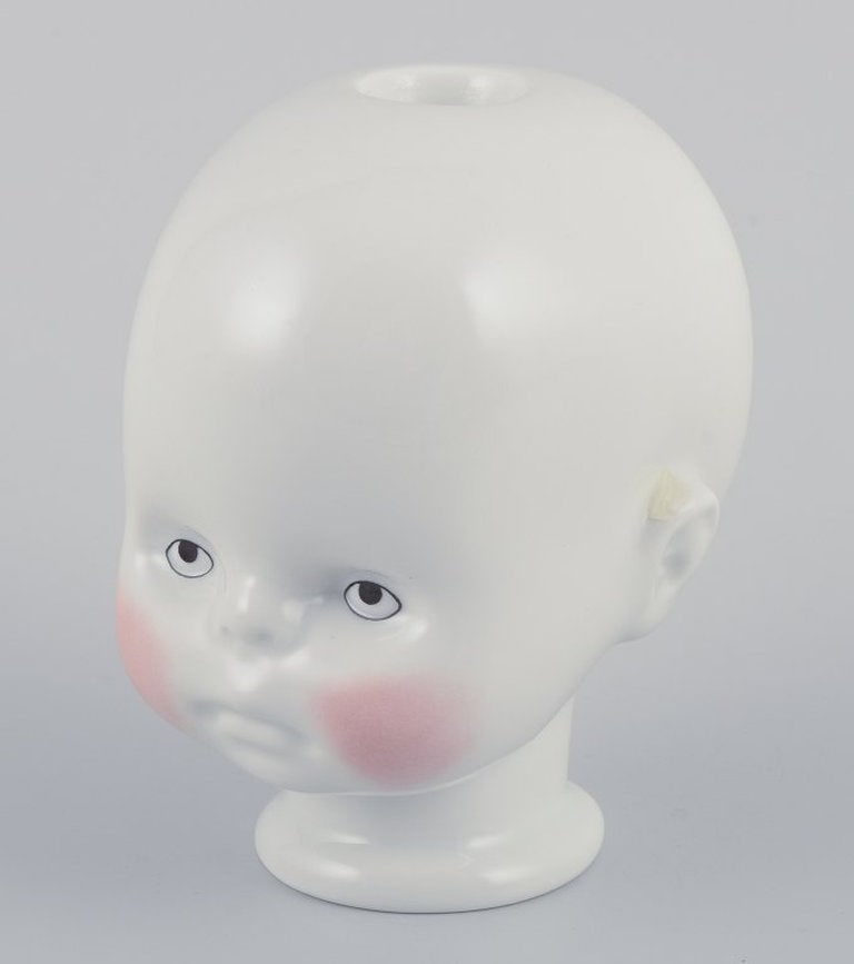 Maxim Velčovský for Qubus Studio, Czech Republic. 'Little Josef' candlestick in white - 4