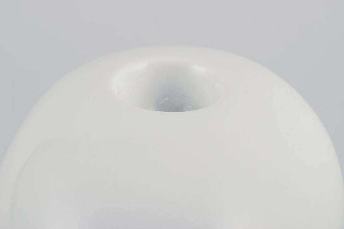 Maxim Velčovský for Qubus Studio, Czech Republic. 'Little Josef' candlestick in white - 7