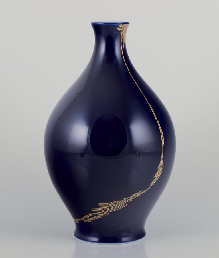 James Guitet for Sèvres, France. Large unique porcelain vase. 1970. - 2