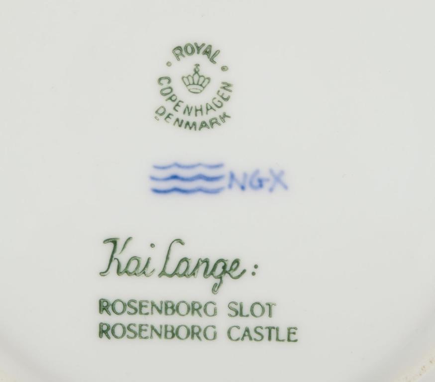 Royal Copenhagen, Denmark. Two porcelain Christmas plates from 1952 and 1956. - 10