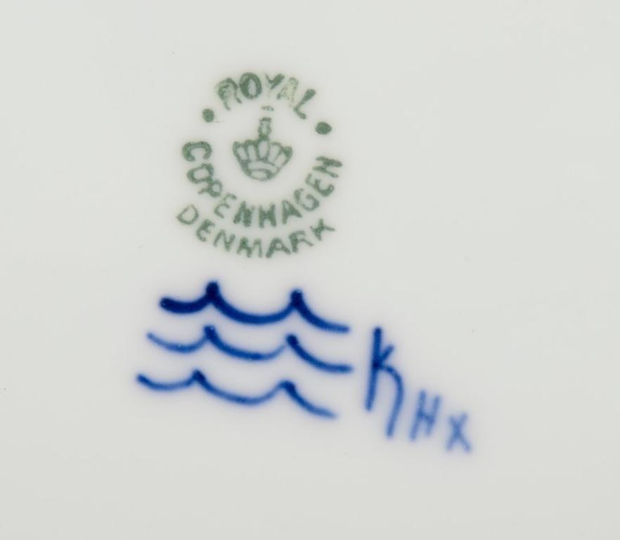 Royal Copenhagen, Denmark. Two porcelain Christmas plates from 1952 and 1956. - 6