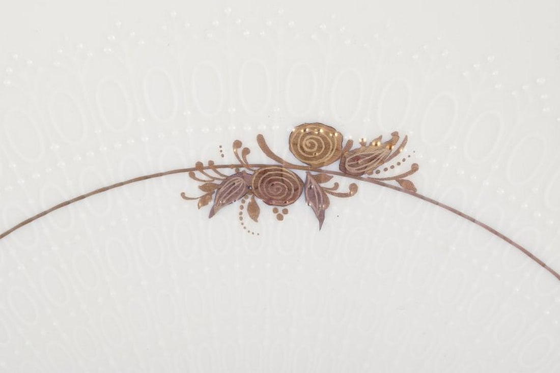 Bjørn Wiinblad for Rosenthal Studioline 362, Germany. A set of eight 'Romanze' breakfast plates - 5