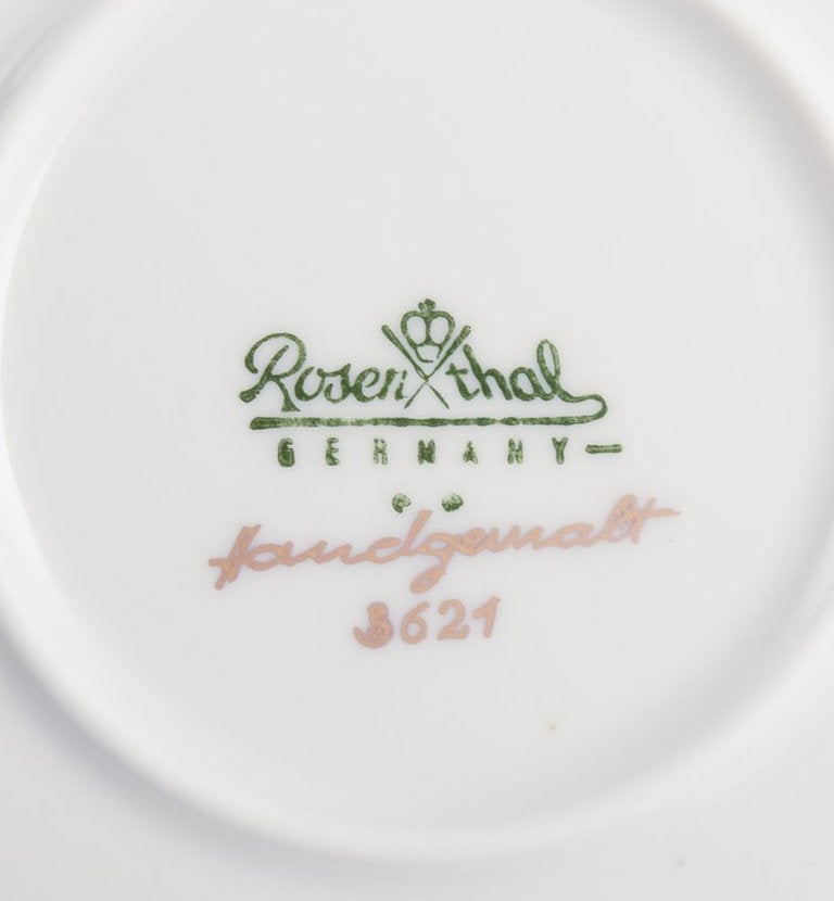 Bjørn Wiinblad for Rosenthal Studioline 362, Germany. A set of eight 'Romanze' breakfast plates - 7