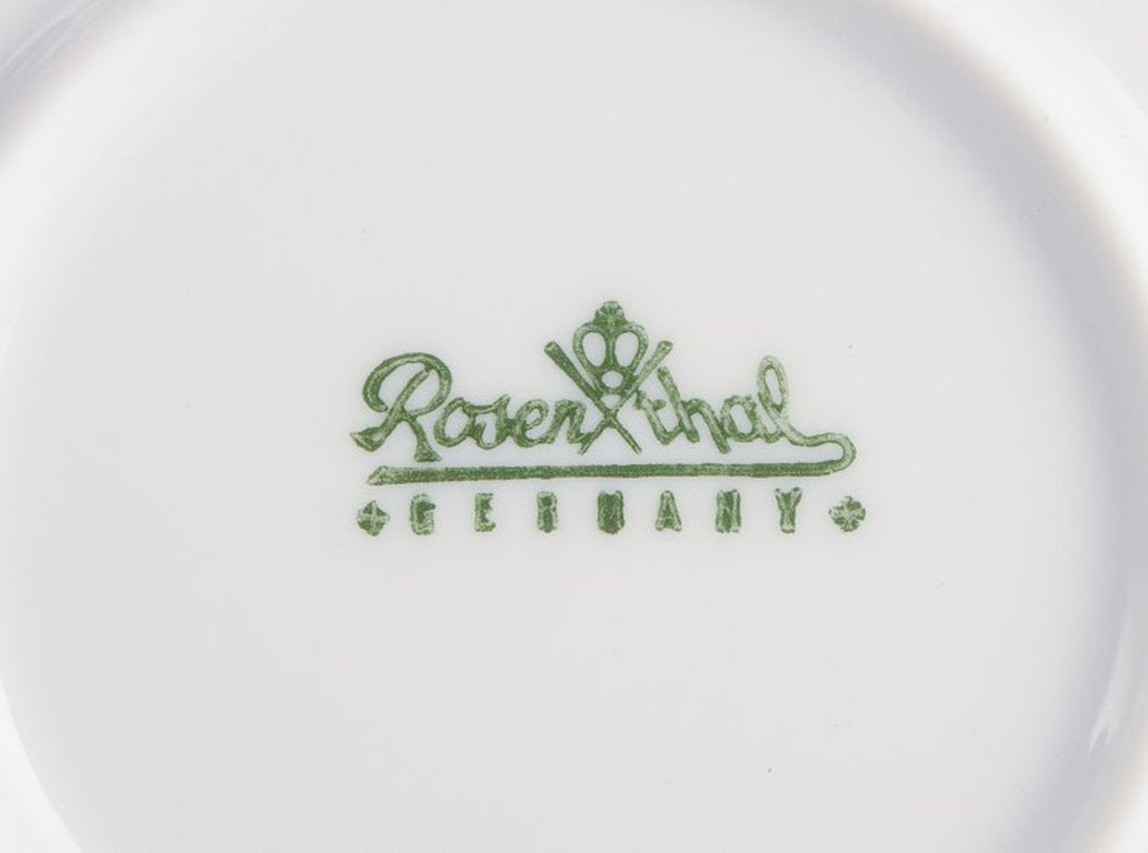 Bjørn Wiinblad for Rosenthal Studioline, Germany. A set of six 'Romanze' dinner plates in - 7