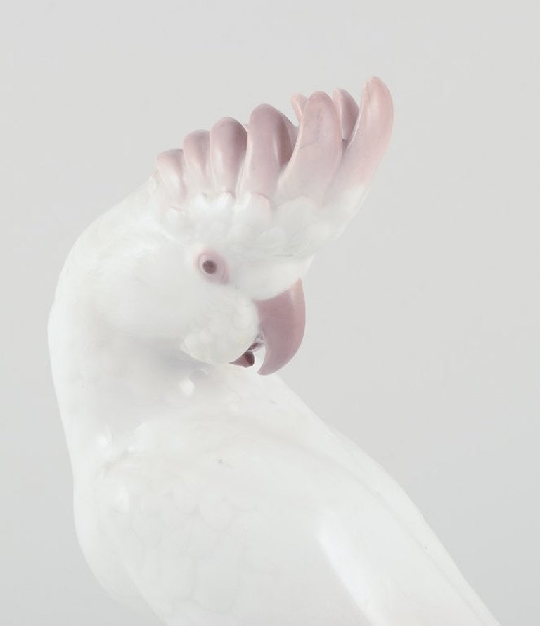 Rosenthal, Germany. Cockatoo in porcelain. Art Deco. Ca. 1930s. - 3