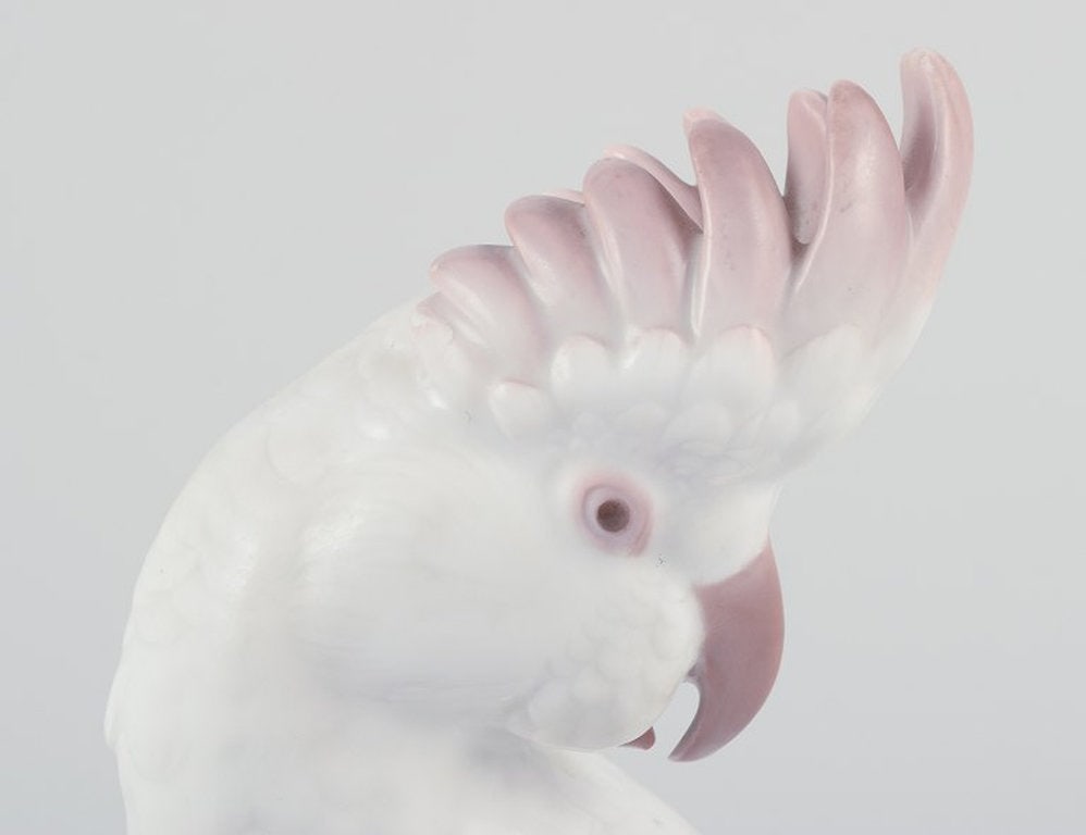 Rosenthal, Germany. Cockatoo in porcelain. Art Deco. Ca. 1930s. - 6