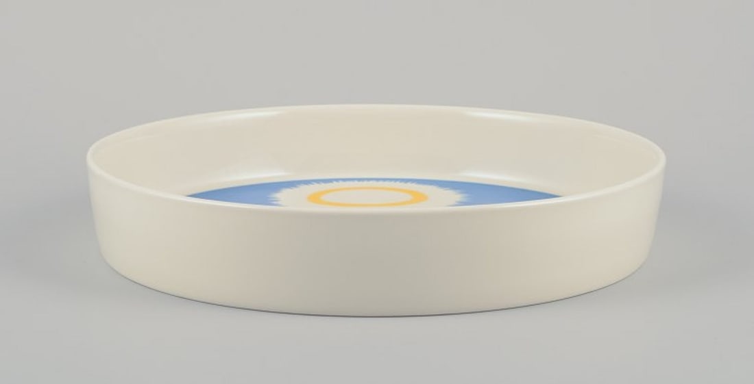 Arabia, Finland. Large porcelain tray. Featuring illustrations from the Moomins. 21st century. - 7