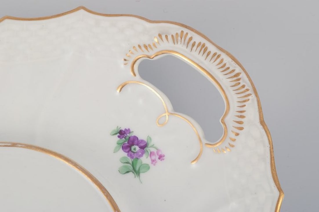 Royal Copenhagen Saxon Flower. Large lidded porcelain soup tureen. Early 1900s. - 9