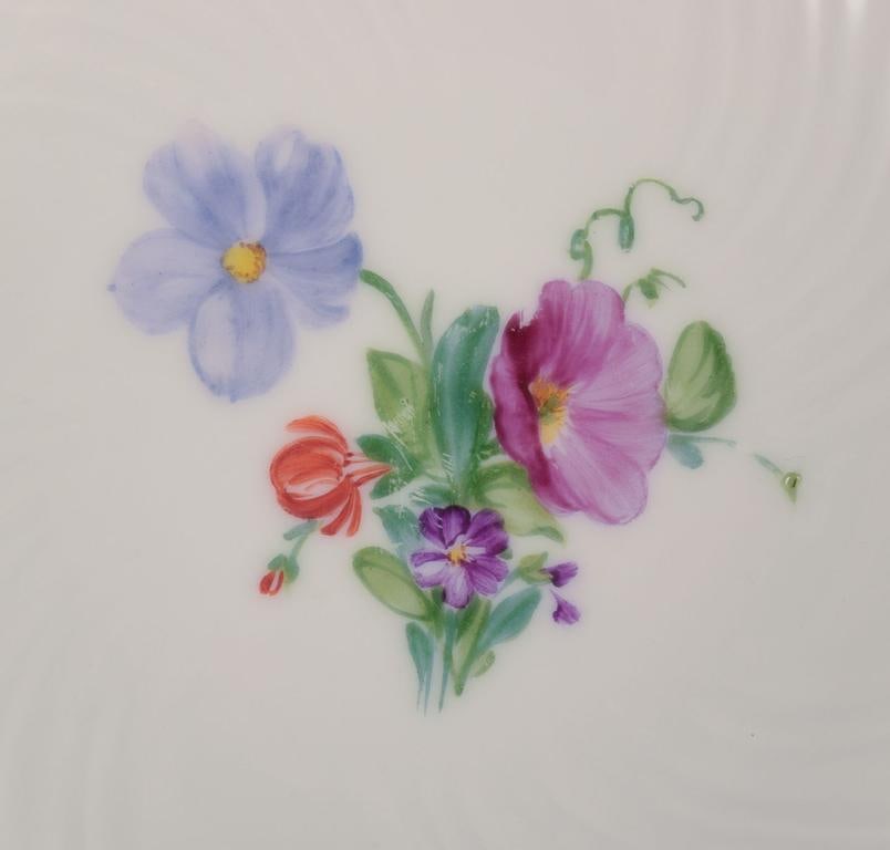 Royal Copenhagen Saxon Flower. Two porcelain compotes. Approx. 1930 - 9