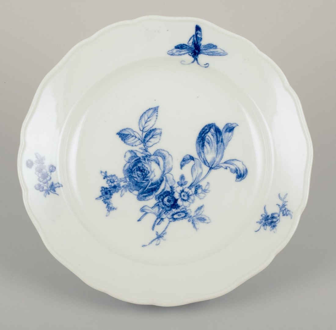 Meissen, Germany. Six dinner plates in porcelain. Approx. 1920s/30s - 8