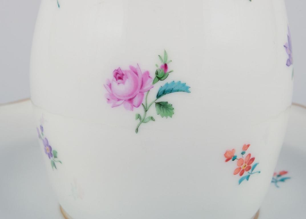 Meissen, Germany, mustard pot with original spoon. Ca. 1920. - 4