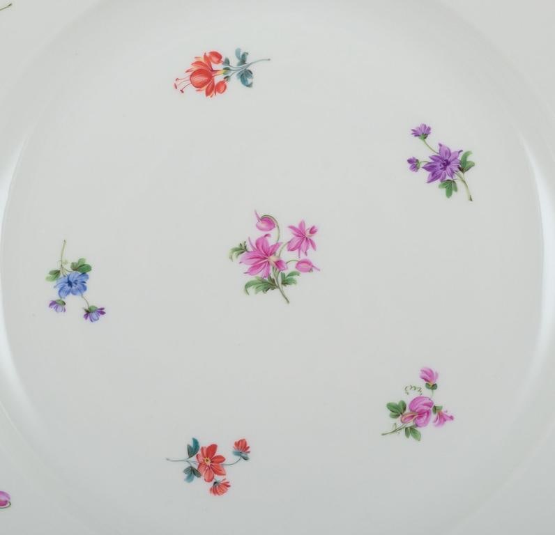 Meissen, Germany, large round serving platter. Approx. 1920s - 3