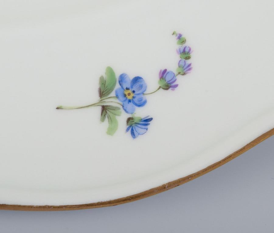 Meissen, Germany, large round serving platter. Approx. 1920s - 6