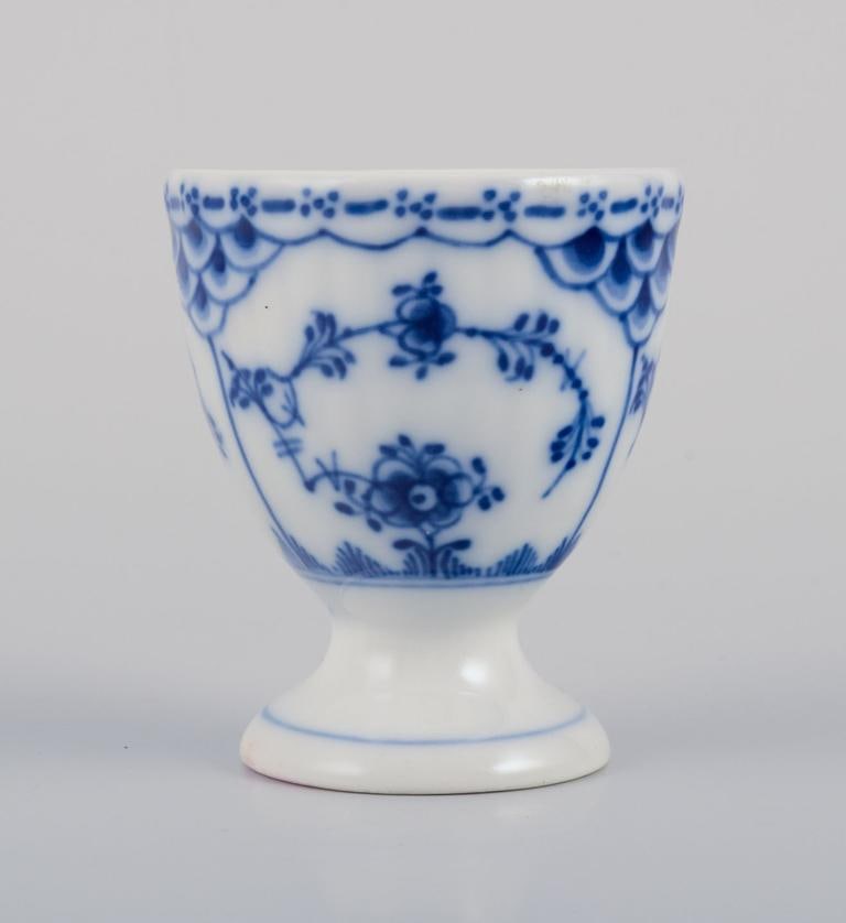 Royal Copenhagen Blue Fluted Half Lace, a set of four egg cups. Ca 1930 - 4