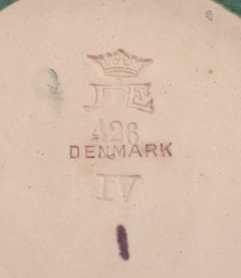 Ipsens Enke, Denmark. Vase in glazed ceramic. 1920s/30s. - 8