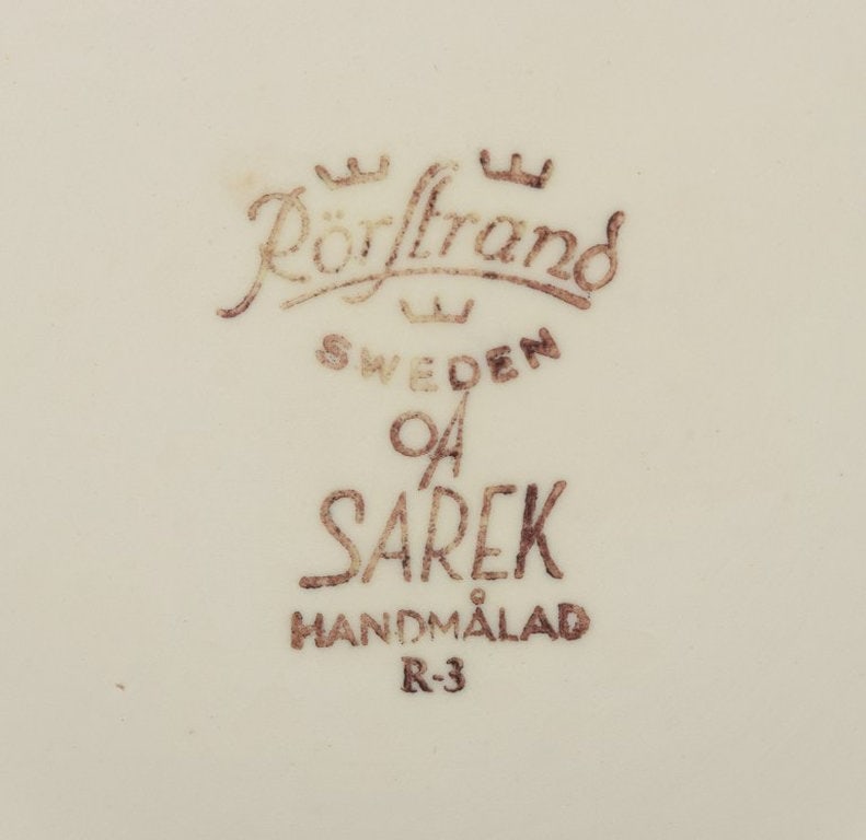 Olle Alberius for Rörstrand, Sweden. Large 'Sarek' ceramic vase in a modernist design with - 8