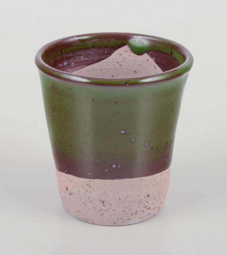 Elly Kuch and Wilhelm Kuch. Three unique miniature vases.1980s - 5