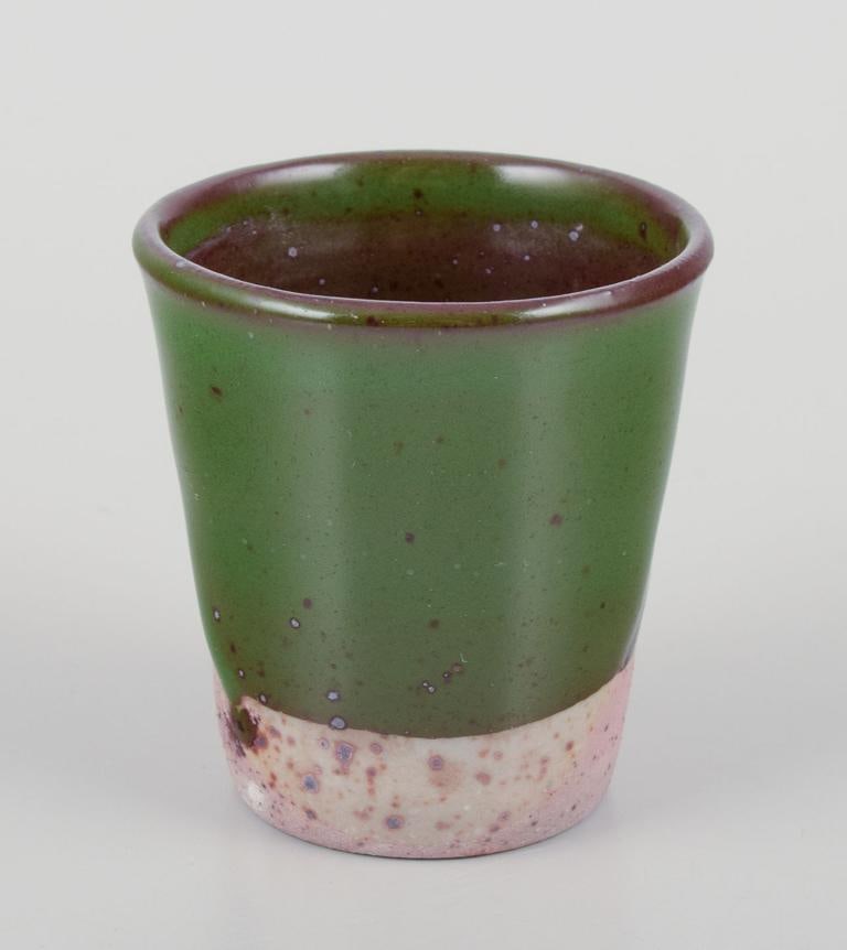 Elly Kuch and Wilhelm Kuch. Three unique miniature vases.1980s - 6