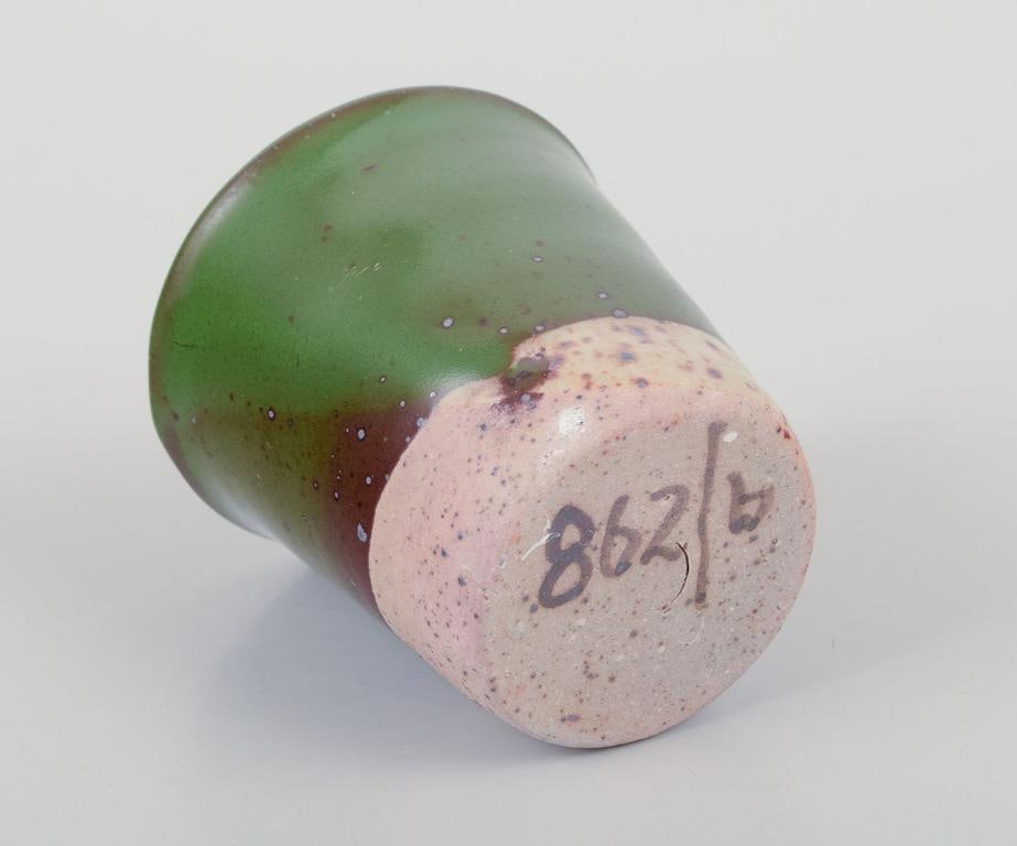 Elly Kuch and Wilhelm Kuch. Three unique miniature vases.1980s - 7