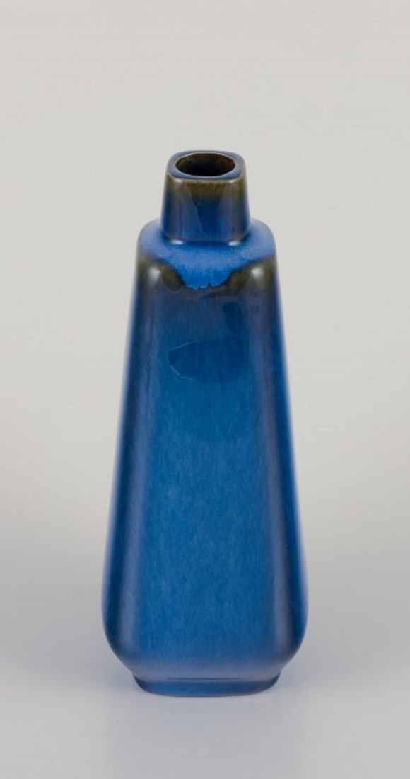 Sven Jonson for Gustavsberg. Laguna vase in glazed stoneware. 1960s/70s. - 4