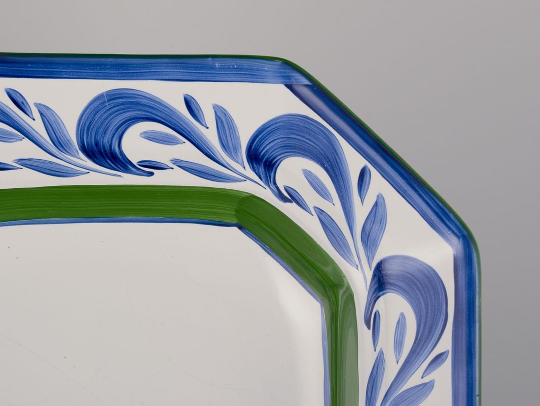 Herend, Hungary. A set of six deep ceramic plates. Approx. 1980s. - 4