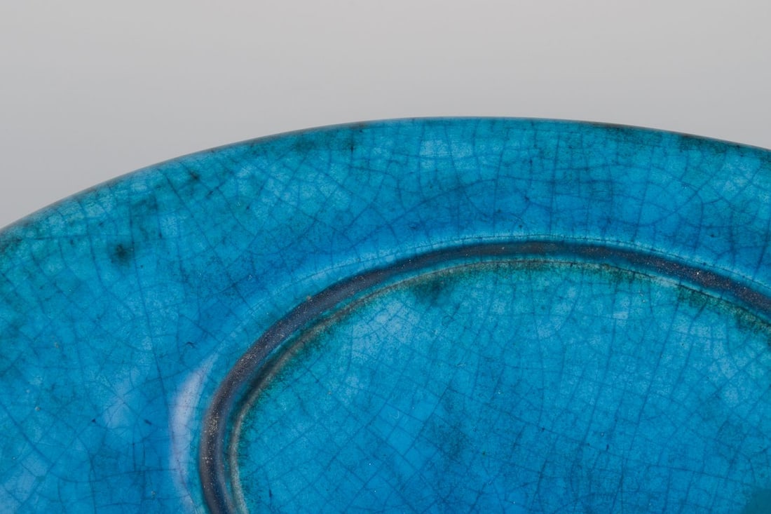 Hans Hedberg, Swedish ceramicist for Biot, France. Unique ceramic bowl. Organic form. - 7