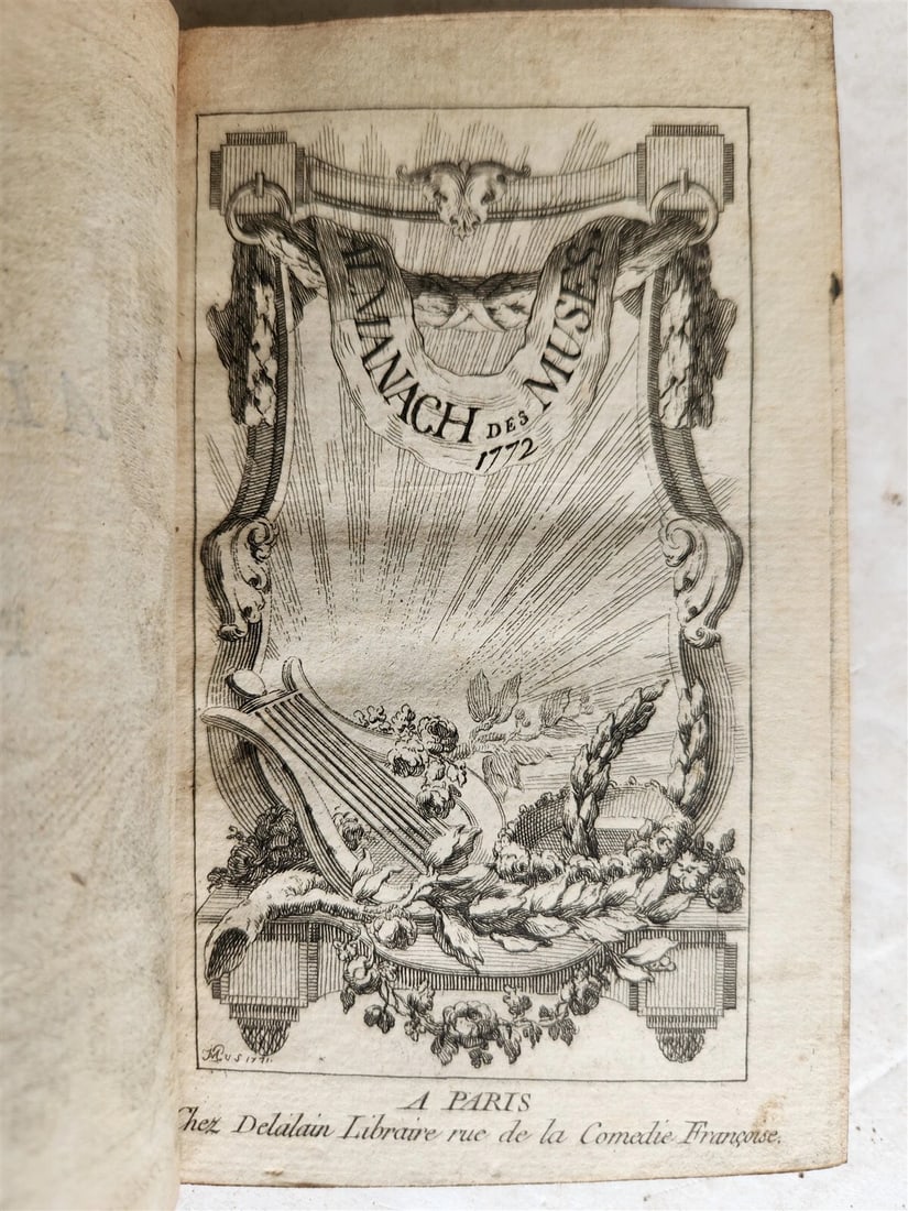 1765-1787 ALMANACH DES MUSES 24 VOLUMES antique POETRY LITERATURE DECORATIVE - 12