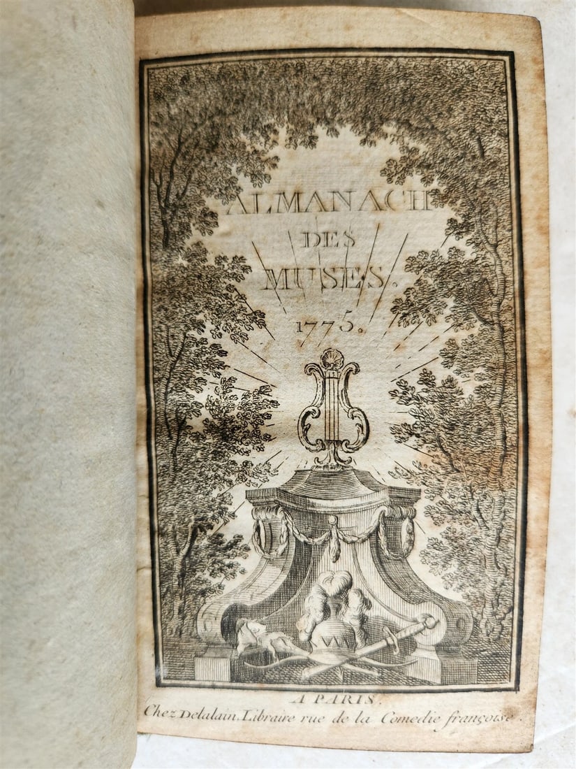 1765-1787 ALMANACH DES MUSES 24 VOLUMES antique POETRY LITERATURE DECORATIVE - 13